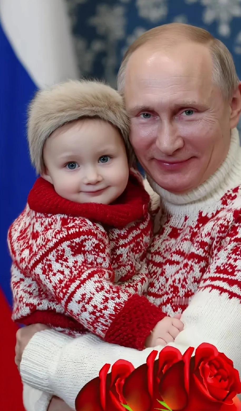 祖孙俩一起出镜穿同款毛衣，这画面暖乎乎的，让无数网友心里都暖暖的！爷爷看着小孙女