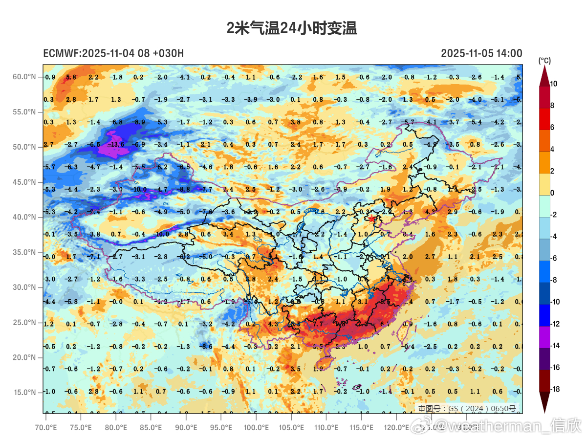 【气温】未来5天（5-9日），冷空气将会自西向东、自北向南影响我国大部地区。明天