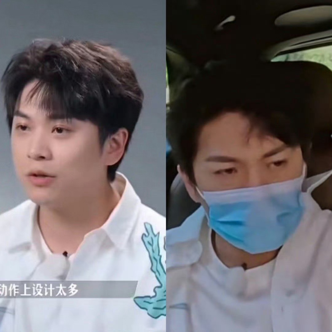 #武艺双眼皮烧成了单眼皮# 武艺生病肉眼可见地憔悴，为了唱歌的舞台太拼了，好心疼