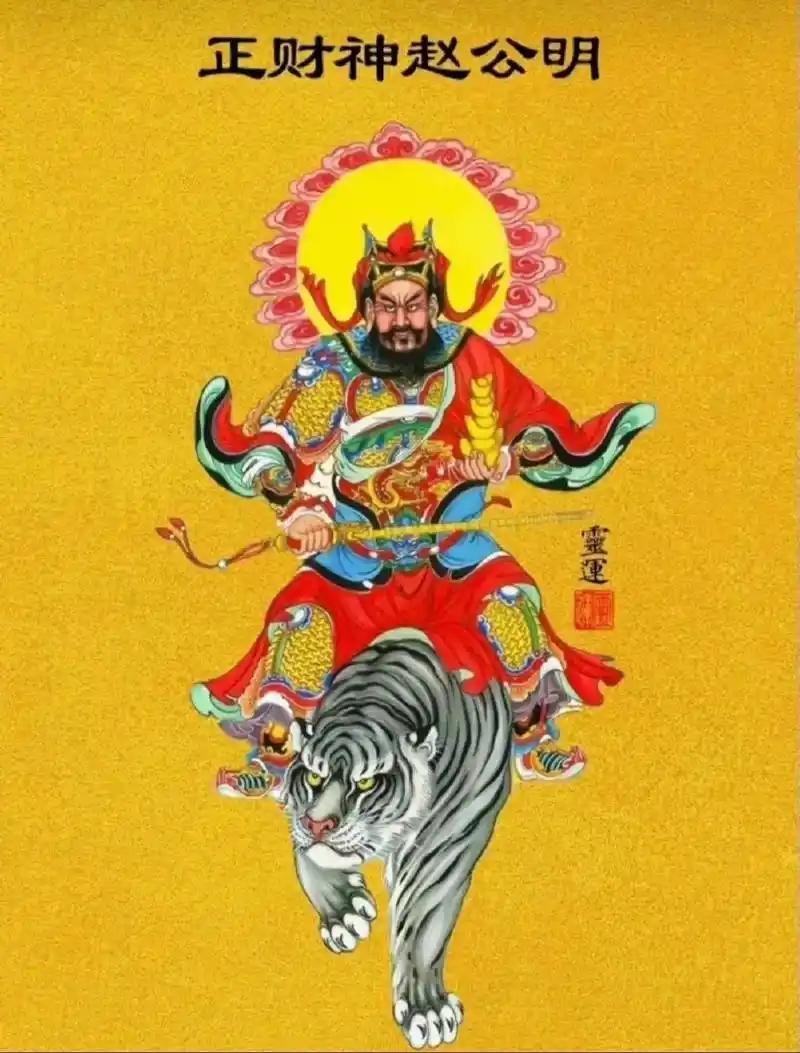 恭迎武财神赵公明元帅圣诞日啦
临近2025年的元旦新年，我们在今天也迎来了武财神
