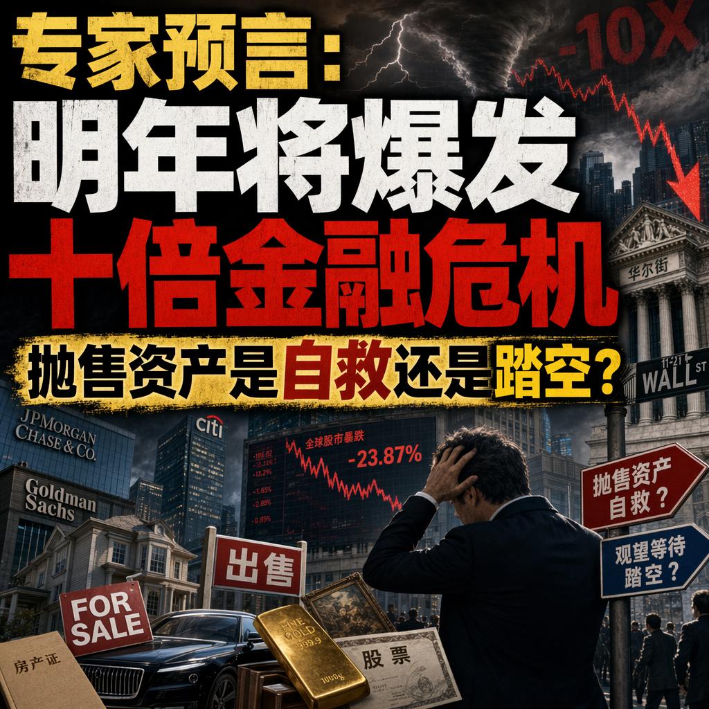 很多人一看到“十倍金融危机”就慌着抛房卖股，但翻遍这一周的市场数据，我劝你先别急