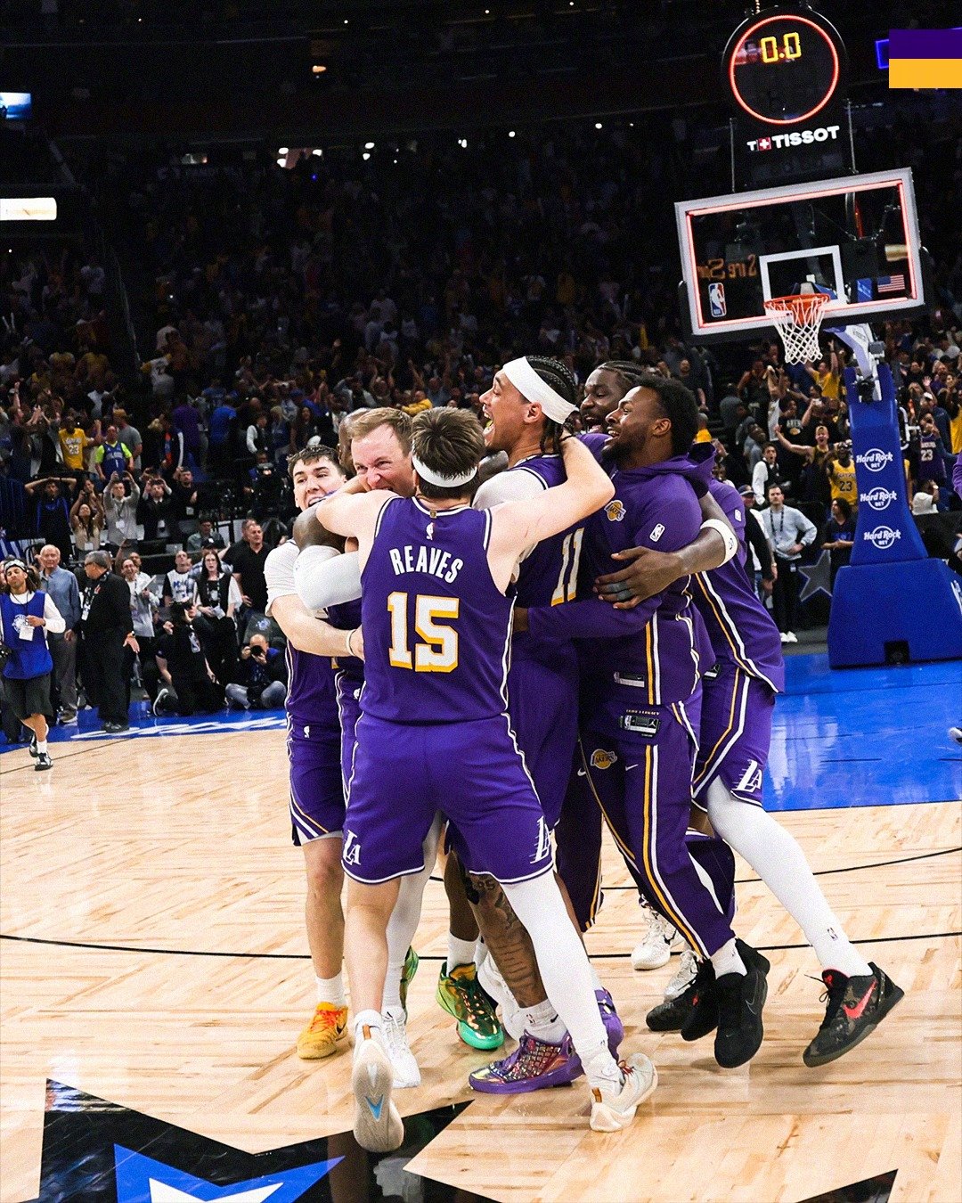 像我们这样，把新的一周拿下吧！早安，湖人国度 🔥肯纳德三分绝杀 湖人绝杀魔术 