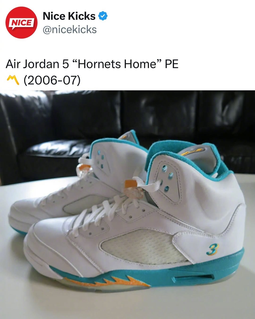 Nicekicks晒出的保罗专属的AJ PE鞋款。那双祖母绿的AJ11我是看了又