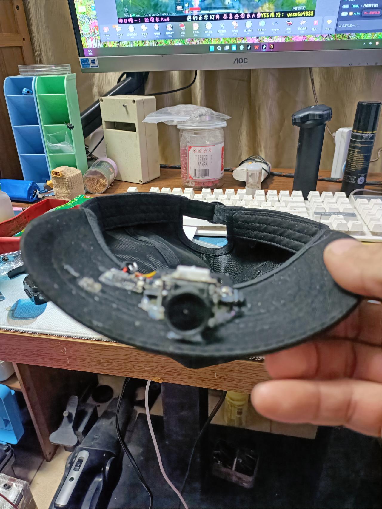 自做帽子摄像头成本100多块钱，商家说可拍摄4k视频，拍了5天视频了，效果怎么样