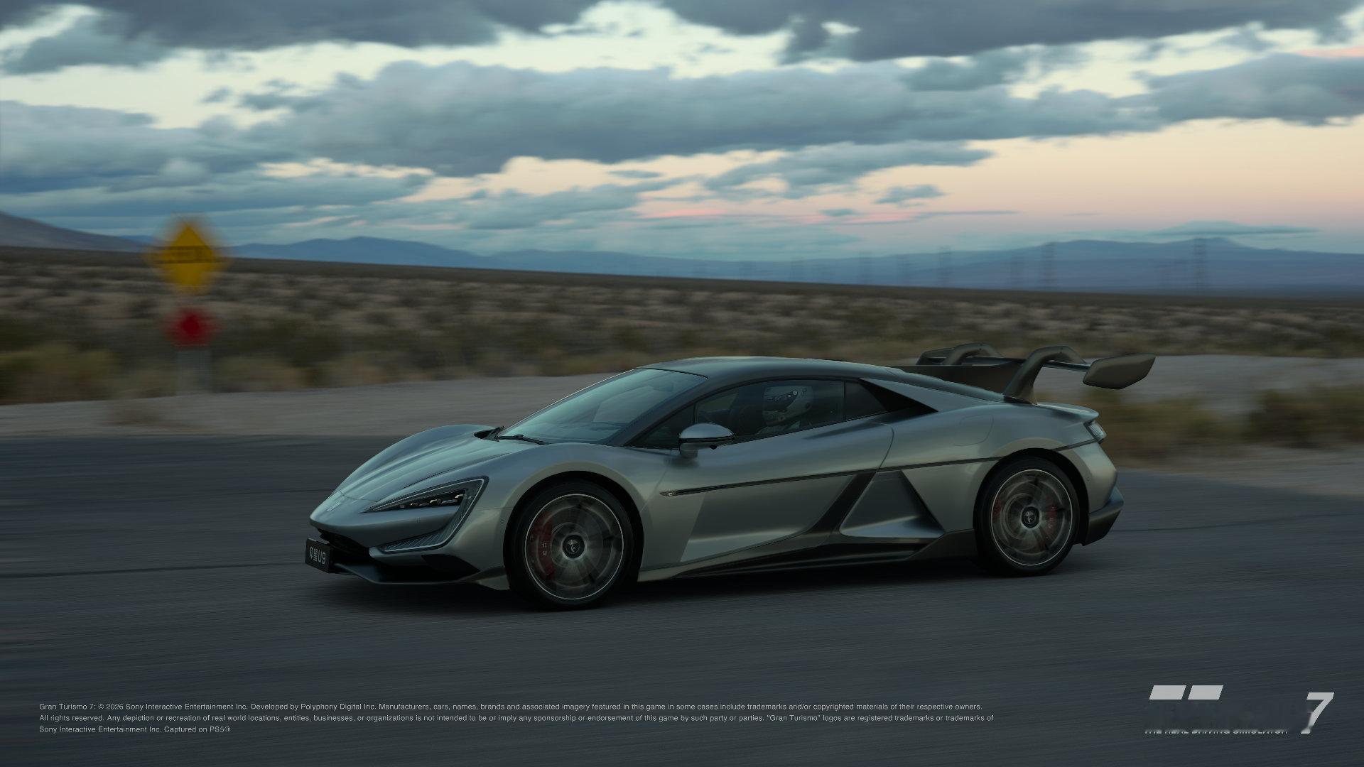 仰望 U9 今日起正式登陆全球知名赛车模拟游戏 Gran Turismo 7，这