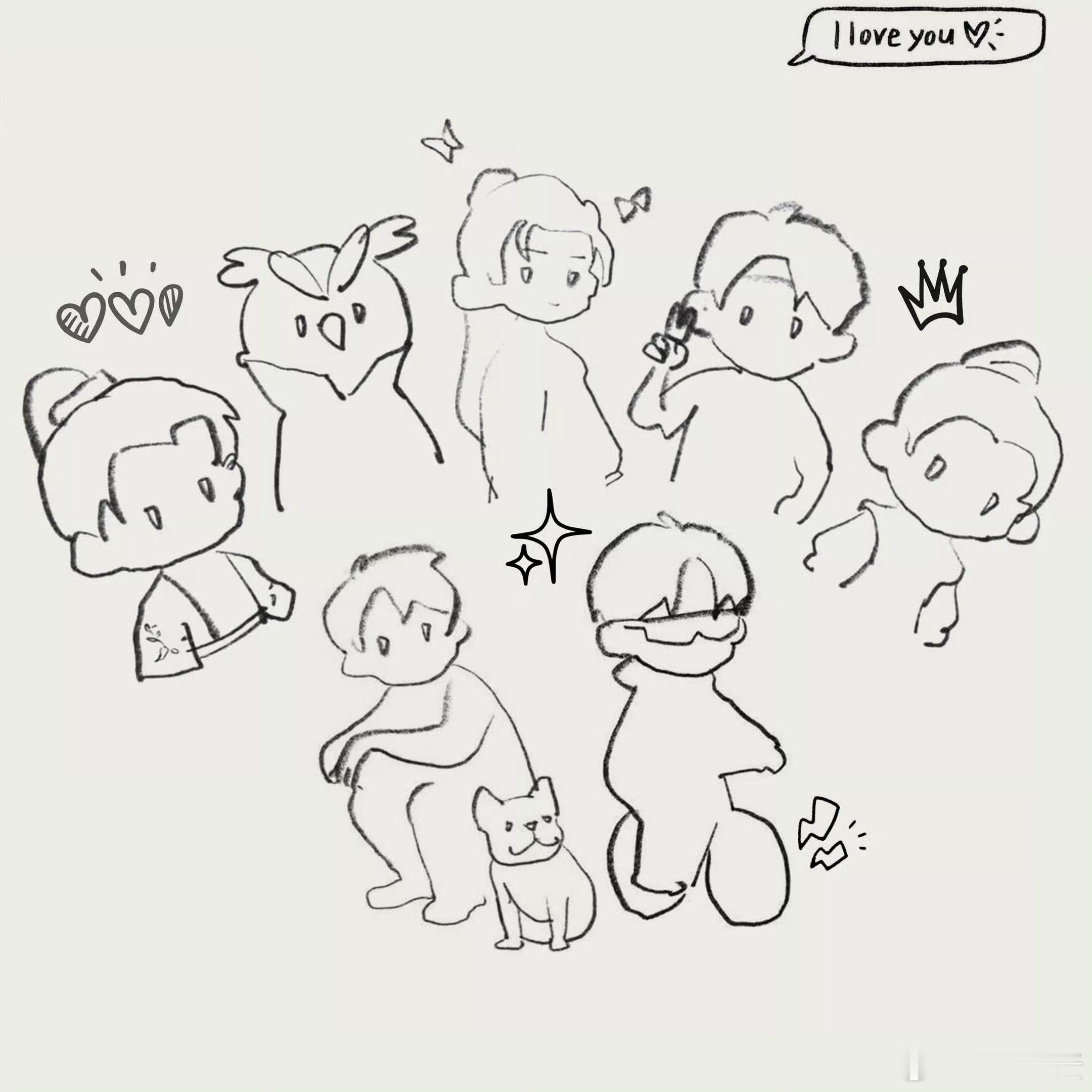 我才发现我哥哥新换的背景图 怎么这么可爱呀(╥﹏╥) 