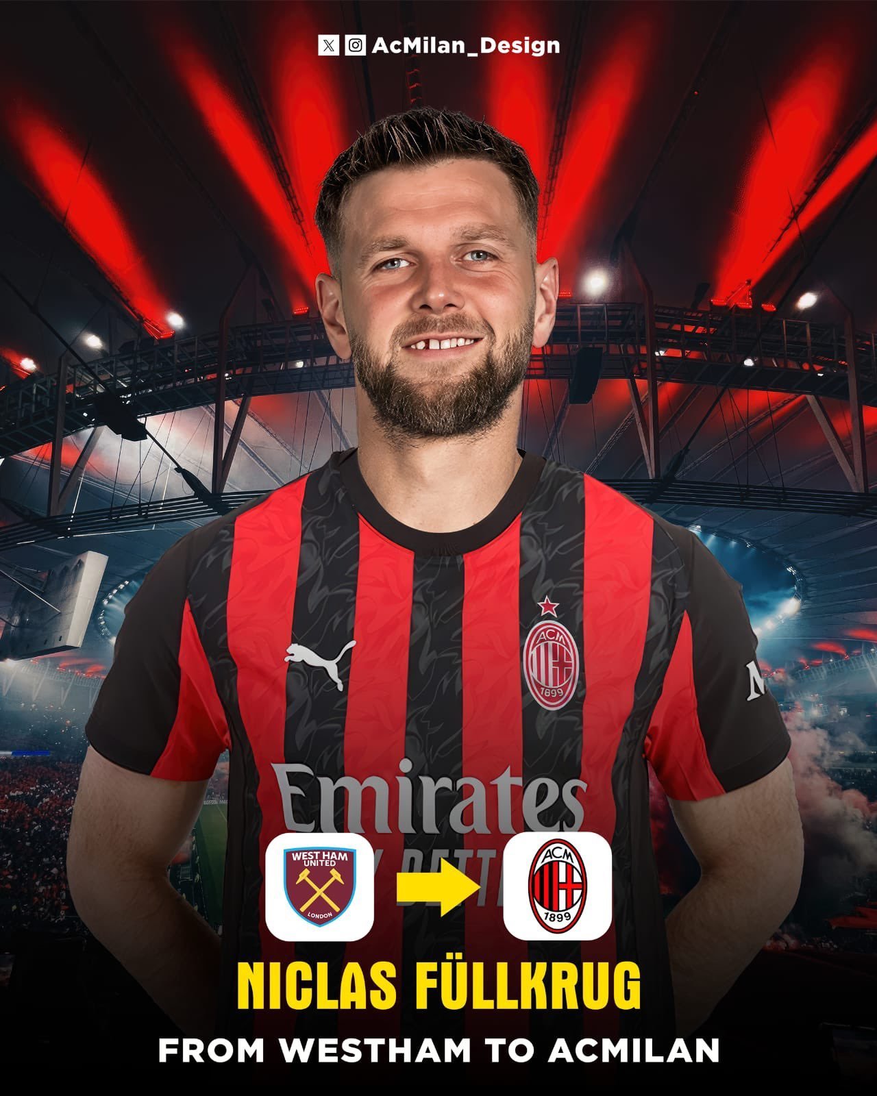 AC米兰 冬窗短租，夏窗免签，二人得一，可安天下。 sempremilan