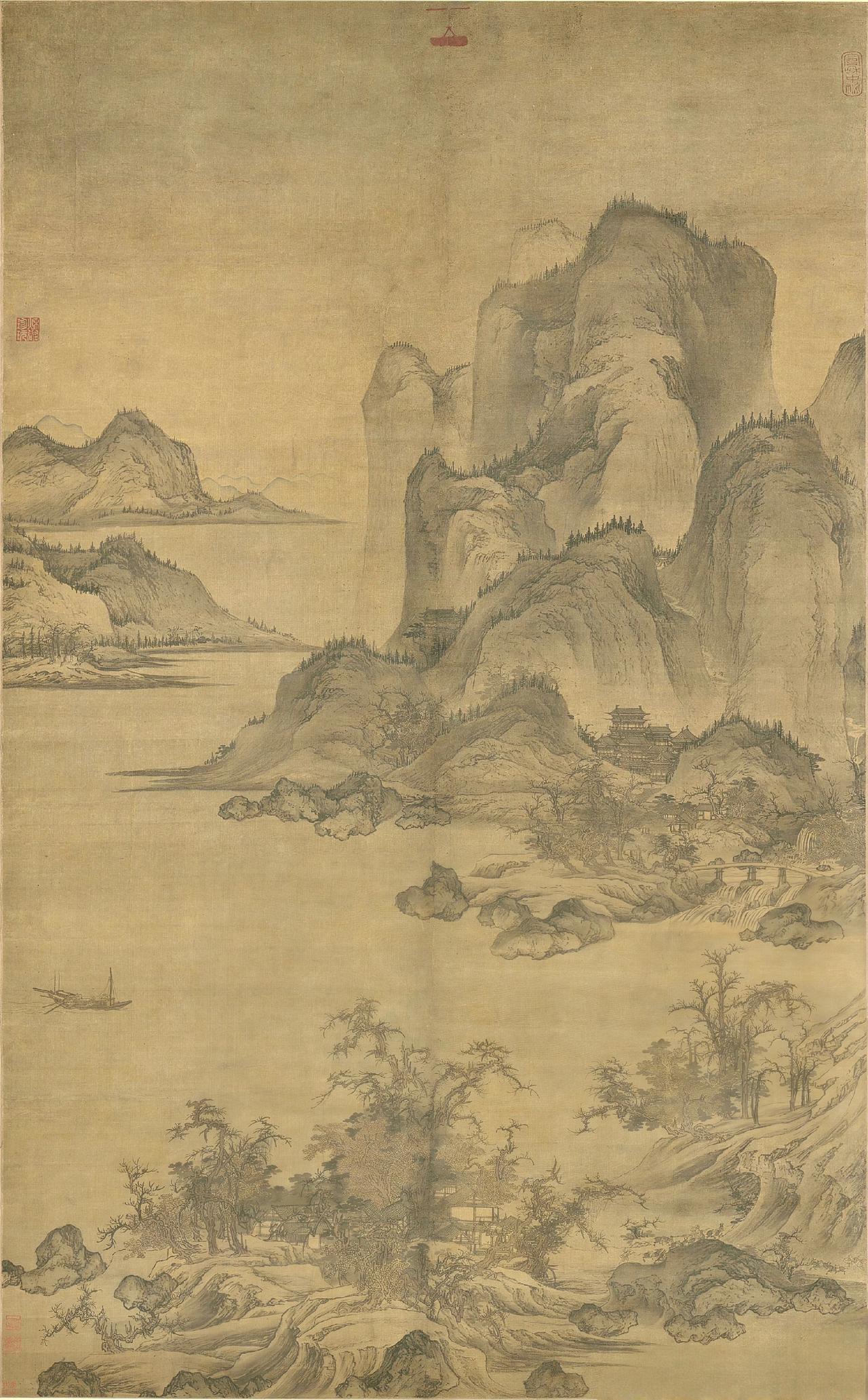 让你头皮发麻的两宋山水。再也看不到两宋时期文化的辉煌了，只能通过这些作品诉说着他