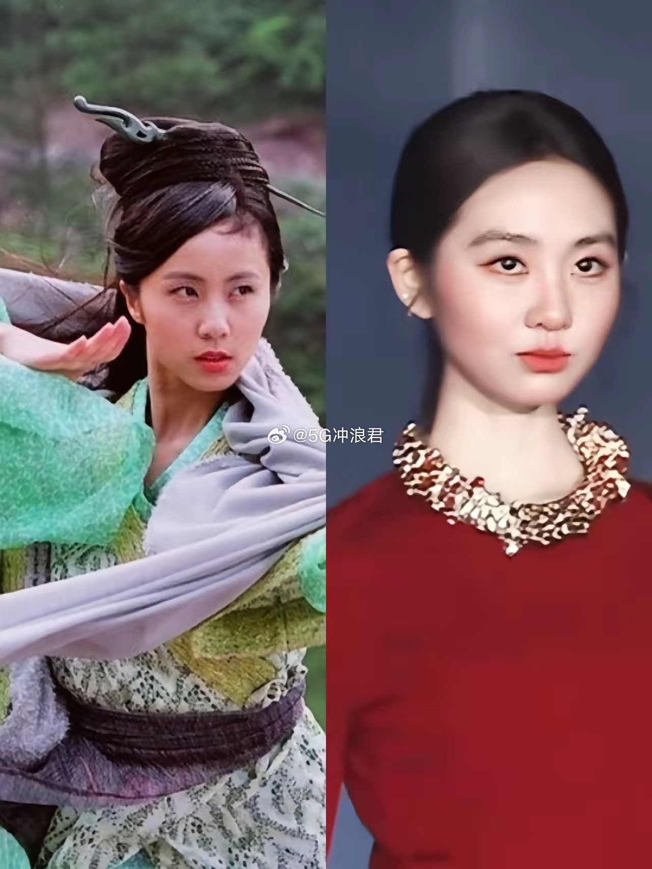 审美差异真的好大，很多人说多多和妈妈很像，但更漂亮有气质，可我觉得多多的眼睛特别