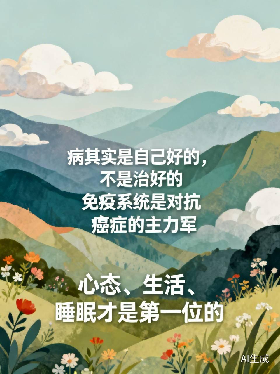 院士说:
病其实是自己好的。
所有的治疗都只是帮一把。
最最关键是我们的免疫。