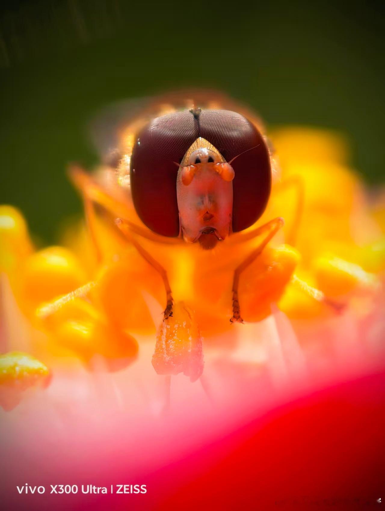 这拍的也太清晰了吧？你见过昆虫的 复眼吗？清不清楚？vivo x300 Ultr