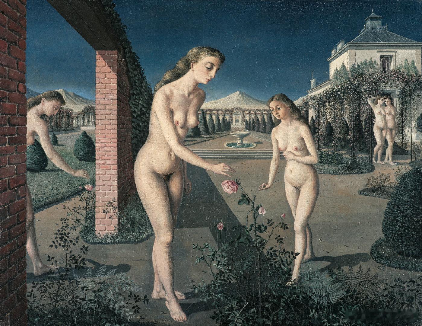 比利时超现实主义画家保罗·德尔沃（Paul Delvaux, 1897年9月23