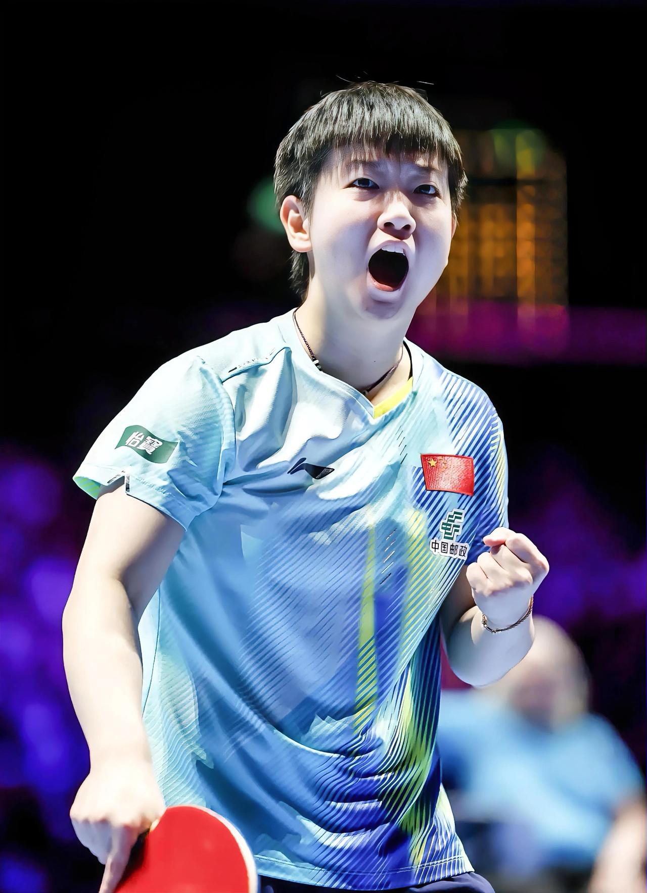 这是孙颖莎与王曼昱在国际比赛中，
第15次会师决赛，
两个人非常的熟悉，
孙颖莎