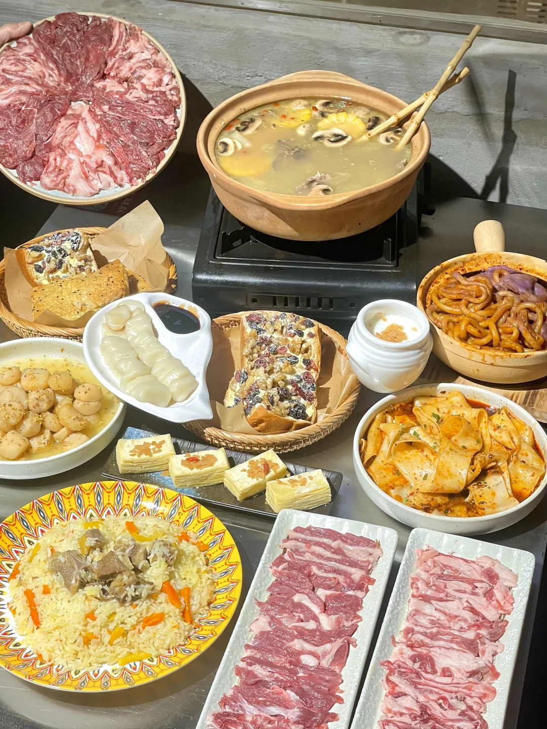 在番禺跟着西北朋友解锁正宗西北羊肉火锅⋯