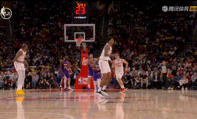 裁判宣布：普通犯规，没有升级湖人vs火箭