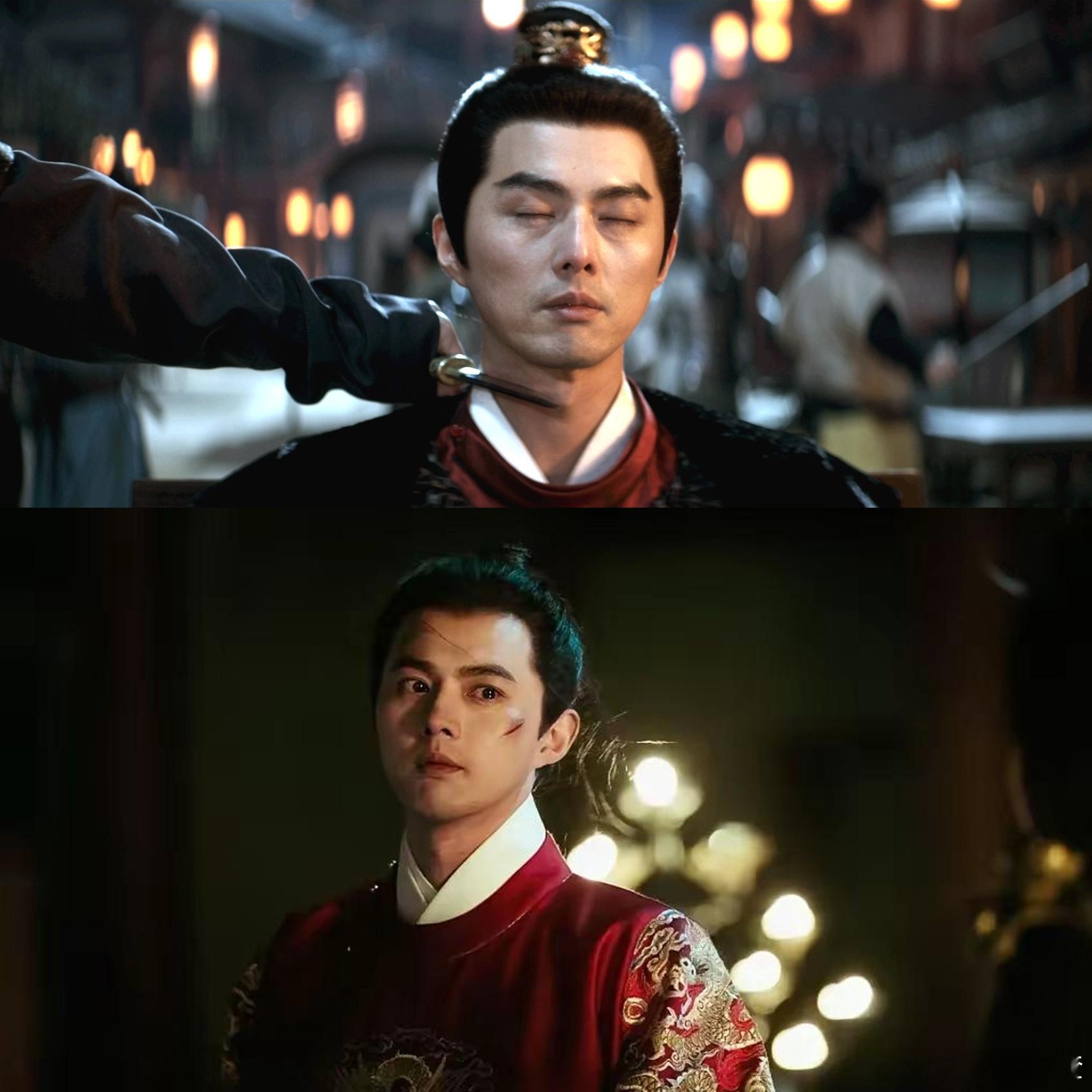 叶祖新新剧刀又架脖子上了 叶祖新把顾玉的“危局贵气”演活了！刀都贴皮肤了，颈线挺