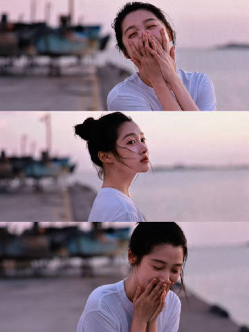 关晓彤白t丸子头关晓彤白t丸子头好美 ​​​