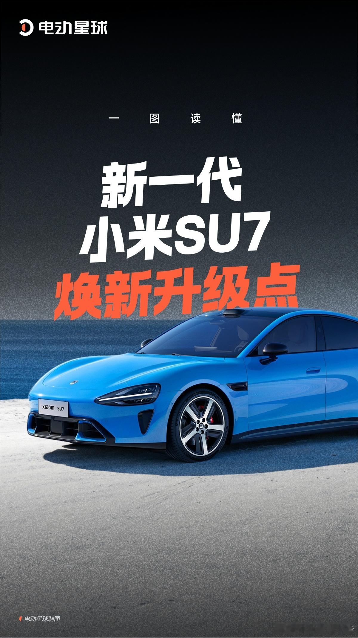 新一代小米 SU7 到底新在哪？小米 SU7 自 2024 年 4 月开启交付以