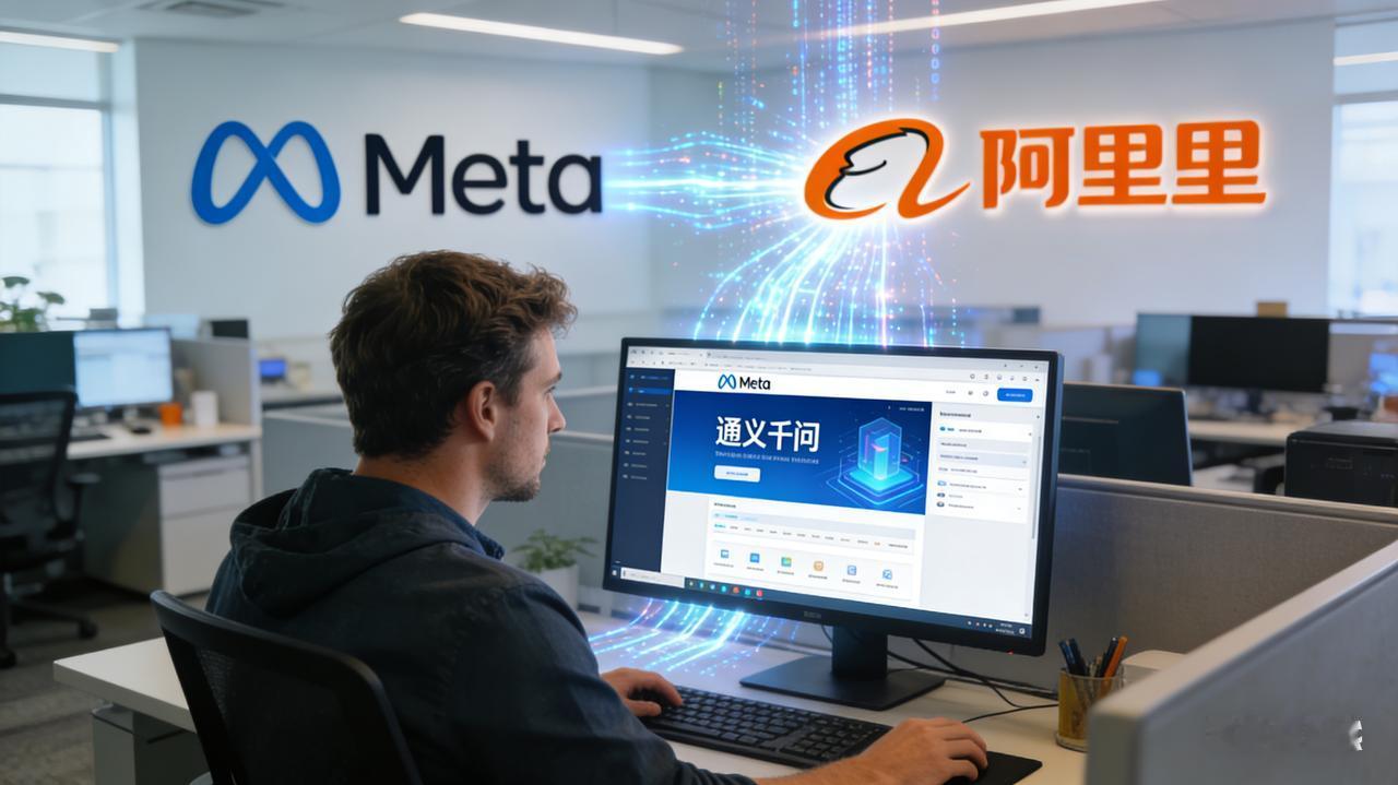 大反转！Meta竟求着阿里调大模型
 
硅谷的阳光透过落地窗，照在Meta工程师