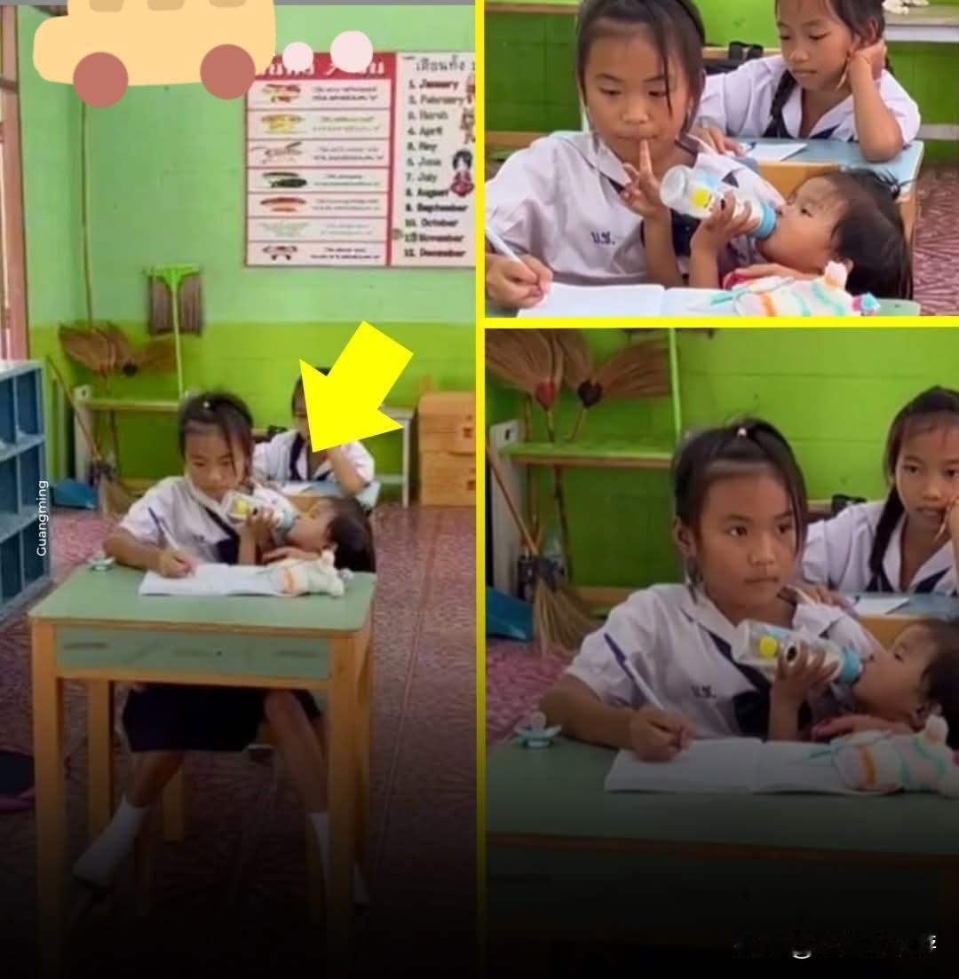 当许多人在寻找逃学或缺勤的理由时，她却找到了继续前进的最大动力。
 
在泰国一所