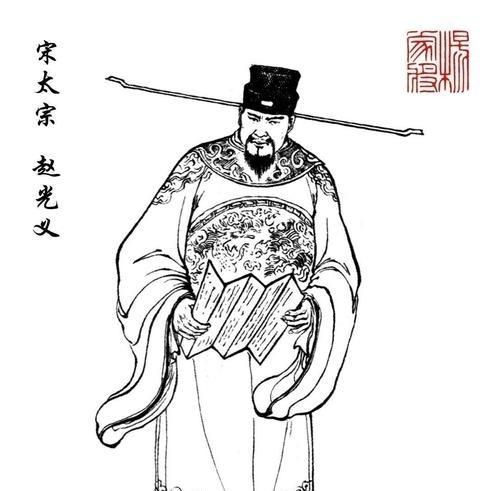 公元976年，宋太宗赵光义在一众太监宫女的帮助下，当众临幸了小周后，并将画面让画