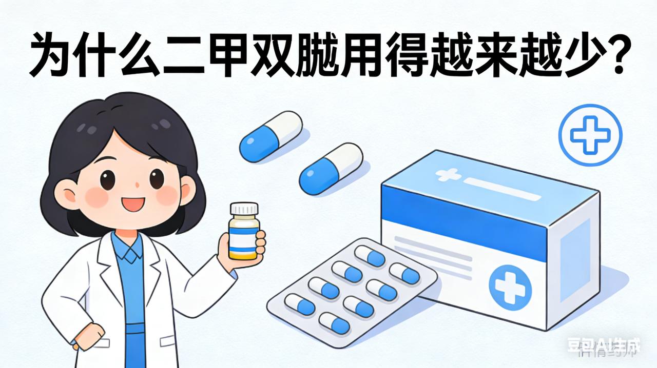 为什么二甲双胍用得越来越少?
为什么二甲双胍用得越来越少？药师实话实说，别被误导