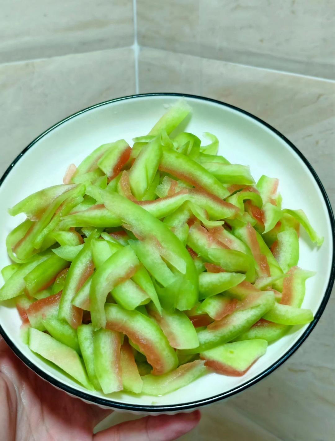做西瓜皮凉菜