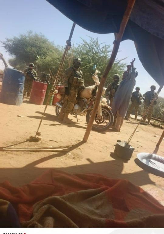 俄罗斯“非洲军团”战士在马里🇲🇱共和国加奥地区因塔哈卡矿