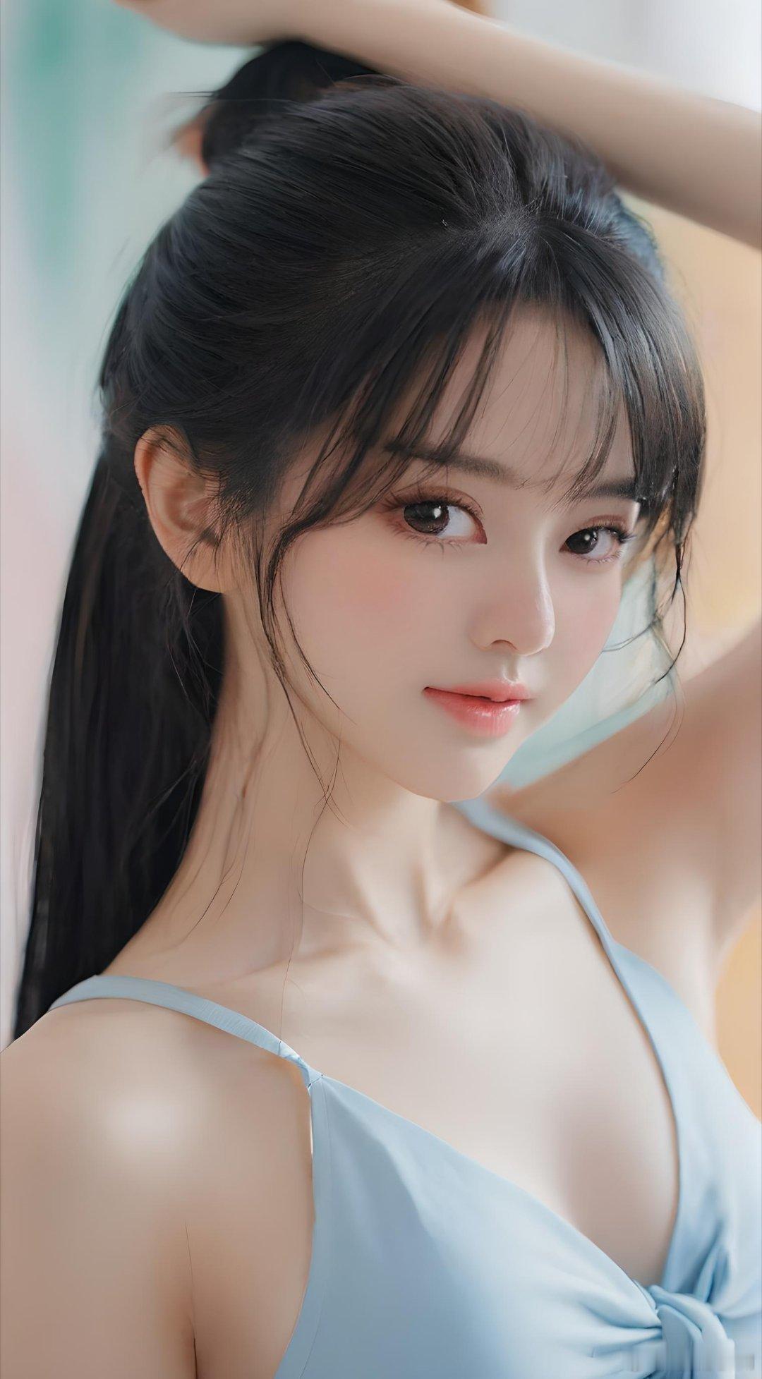 蓝蓝的天空，轻轻的风，美美的我来了#蓝蓝的天空##小仙女# ​​​