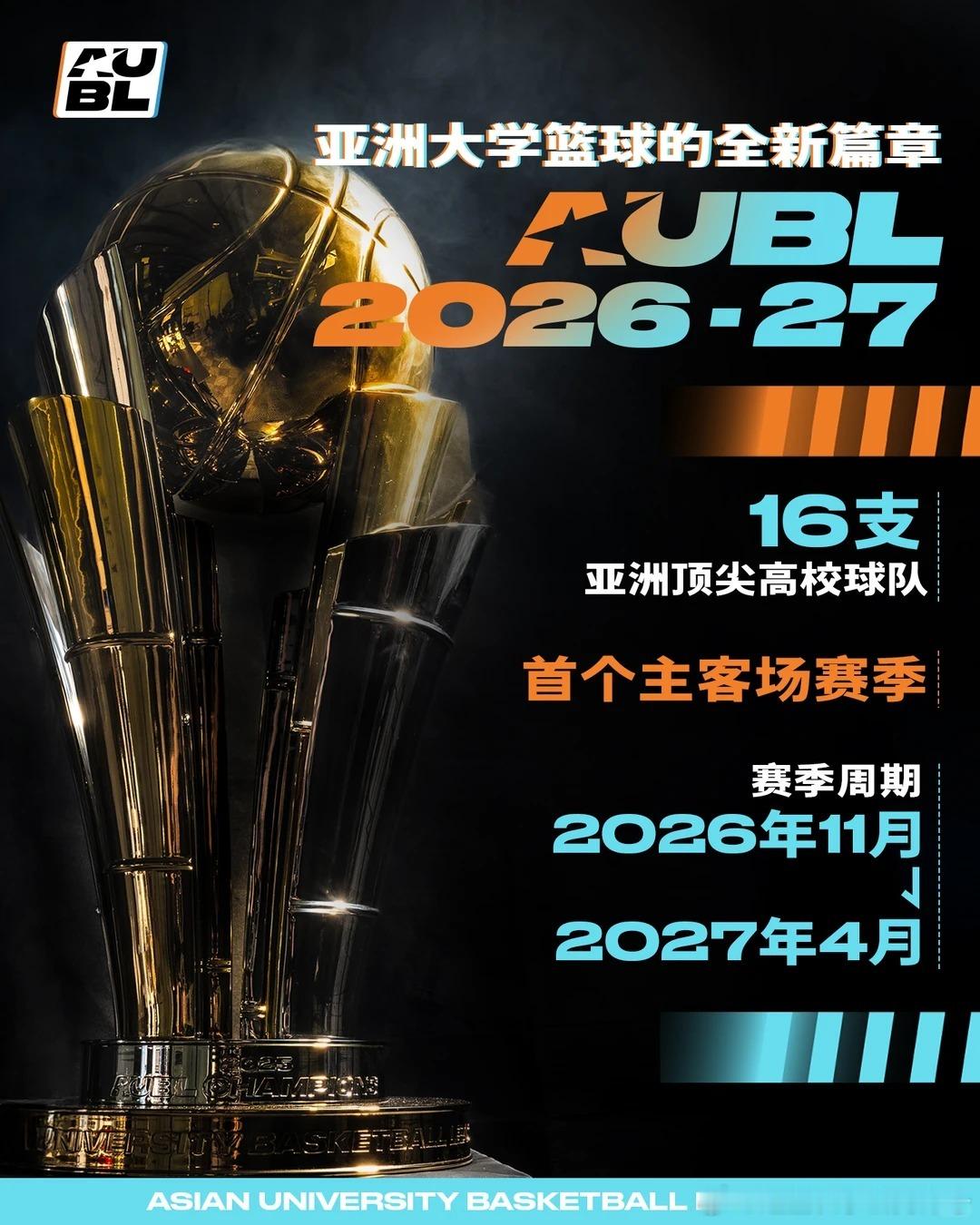 2026年4月10日，亚洲大学生篮球联赛（AUBL）官宣完成A轮融资，由蔡崇信家