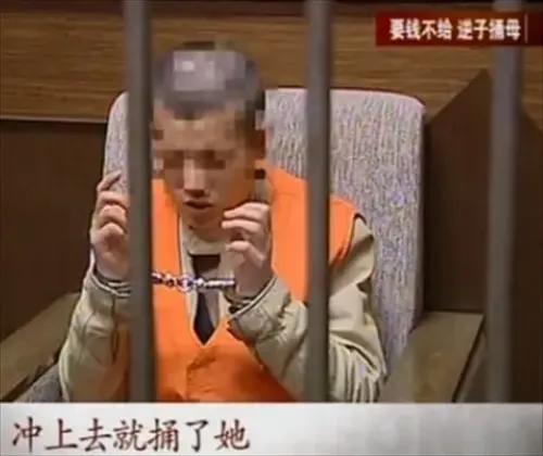 上海男子机场连捅亲妈9刀，庭审说出杀人原因，法官一度无语。

2011年，留学日