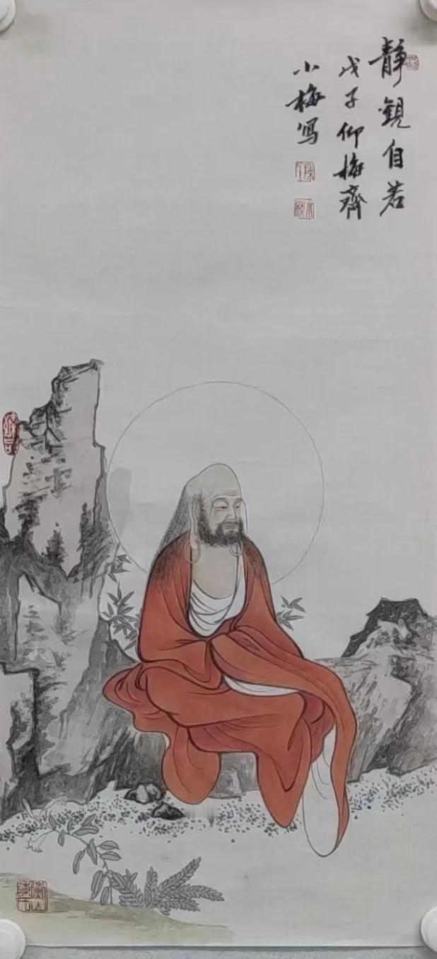 陈长智老先生的艺术核心在于“以古开今”——既保持长安画派“一手伸向传统，一手伸向