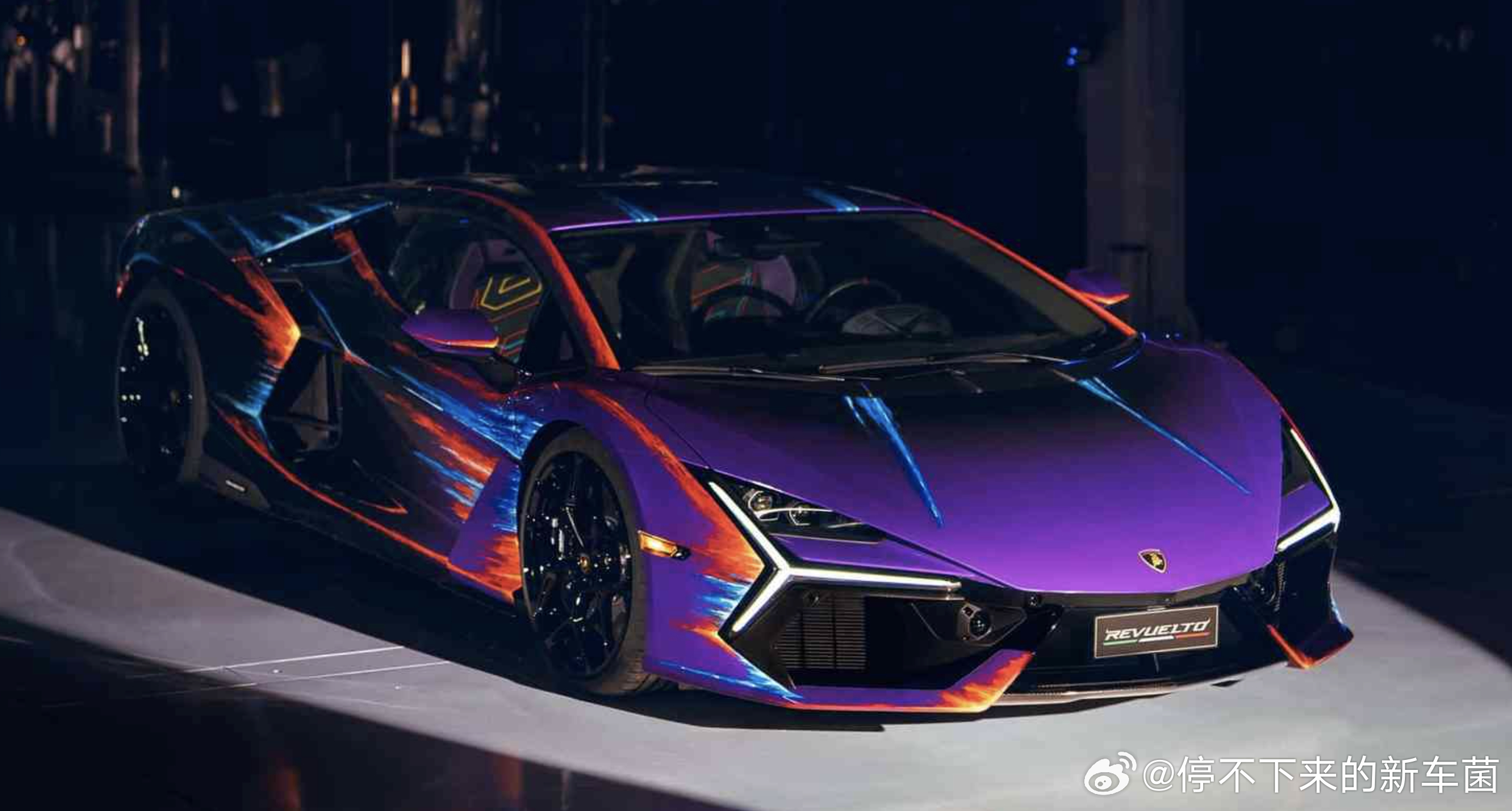 #这是你要的潮车吗# 兰博基尼Revuelto Opera Unica，该车是为