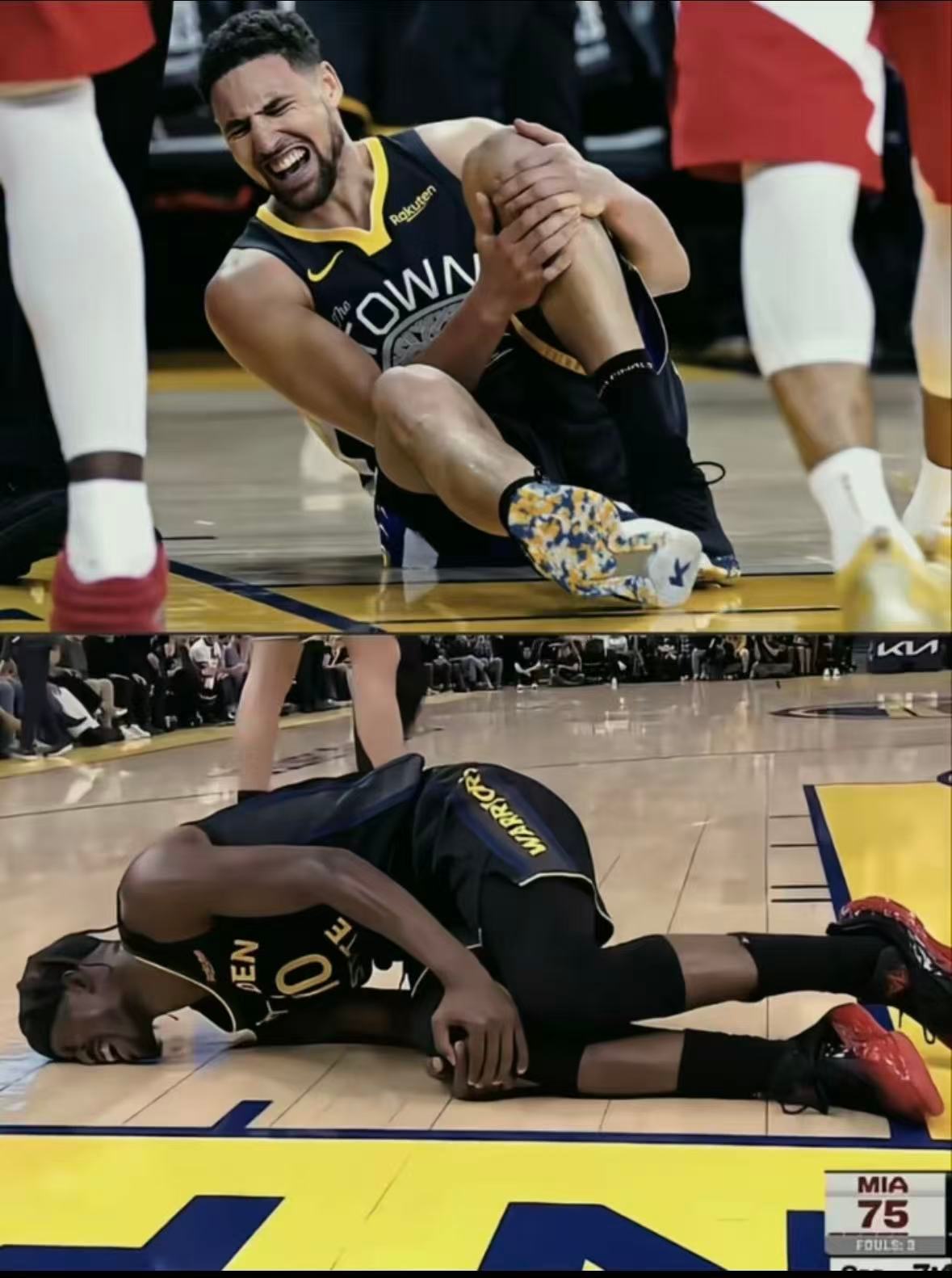 刚看了一条评论，很感慨，大意给大家总结分享：“其实库里整个生涯运气都不太好，生涯