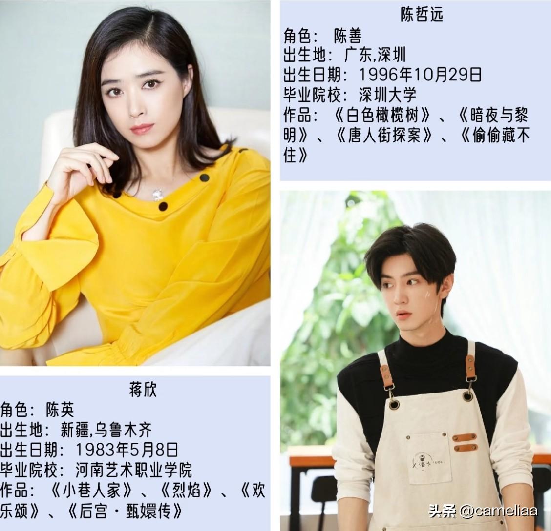 蒋欣、陈哲远联手
《把黑夜点燃》全演员履历曝光
个个都是实力派

97年雾港小城