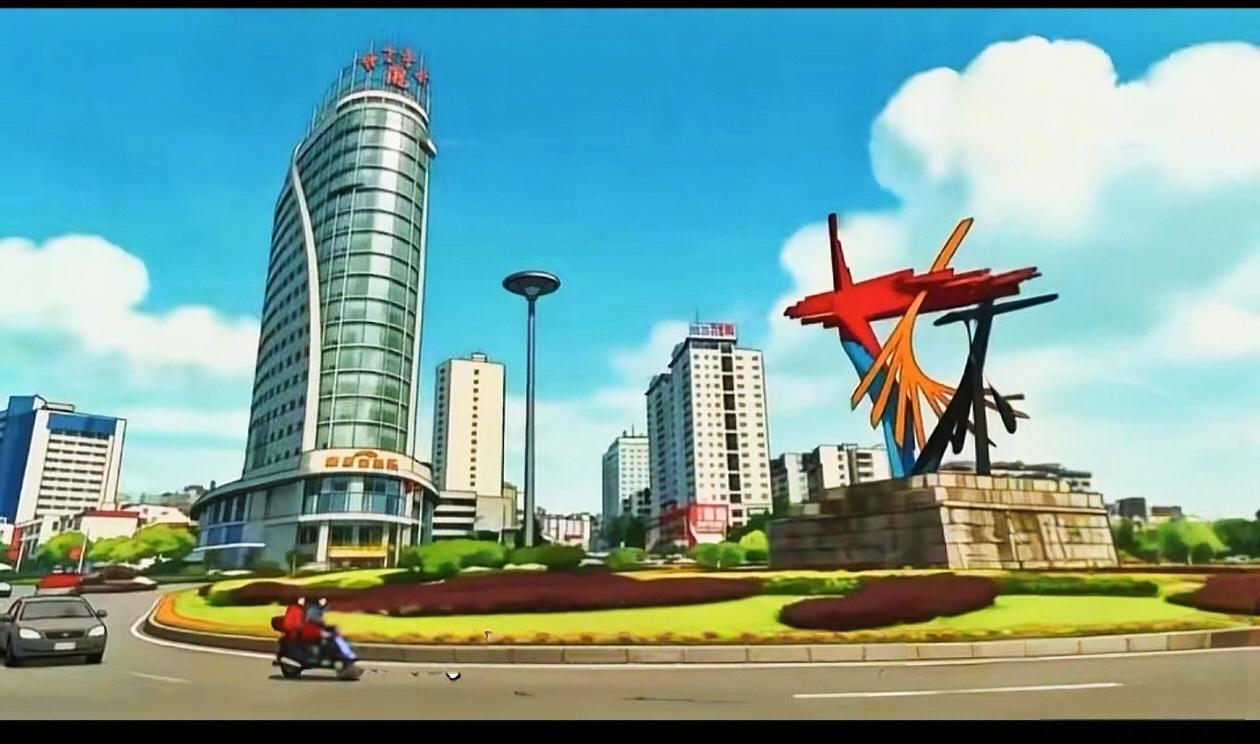 老宜昌人应该知道图上这地方是哪里。
这也是当年宜昌街头的一个标志性雕塑，在宜昌下