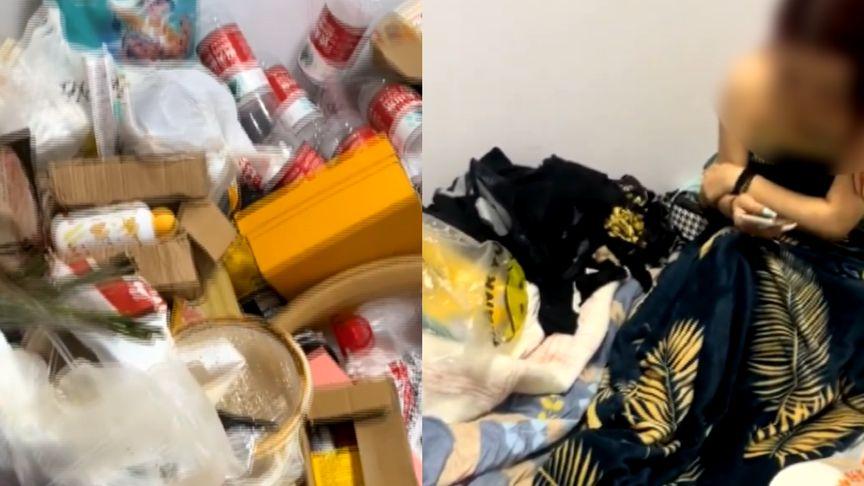 【女租客拒交租，房东上门催缴被吓坏：满屋垃圾，女租客睡床上不起】7月3日江苏苏州