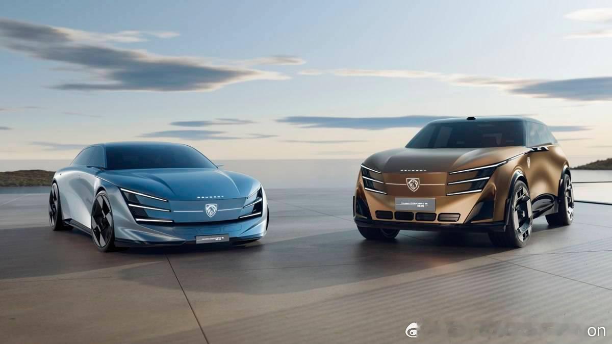 【标致品牌两款智电旗舰概念车全球首发】北京国际车展上，标致暨东风标致全球首发了P