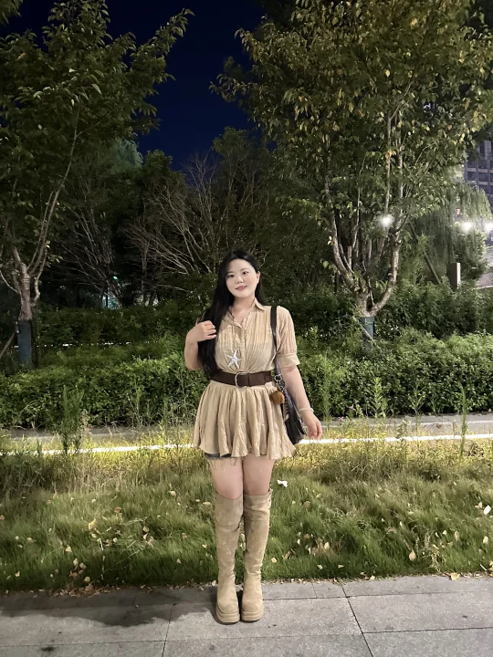 175斤｜秋天当然是美拉德系配靴子啦