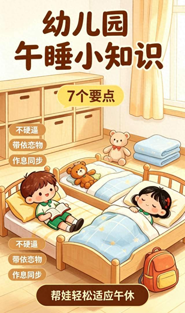 幼儿园午睡不是必做题！7个小要点，帮娃轻松适应午休