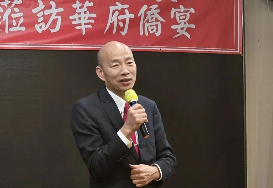 韩国瑜25日竟然表示，“只要台湾拥有越多朋友、在国际上能见度越高，台湾就越安全；