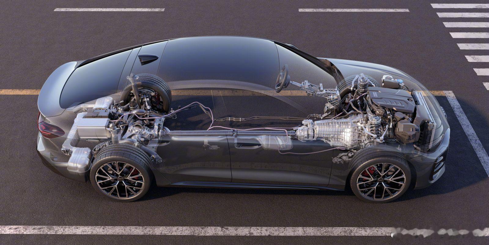 上汽奥迪A5L首发测评新能源汽车大v聊车 上汽奥迪A5L Sportback，动