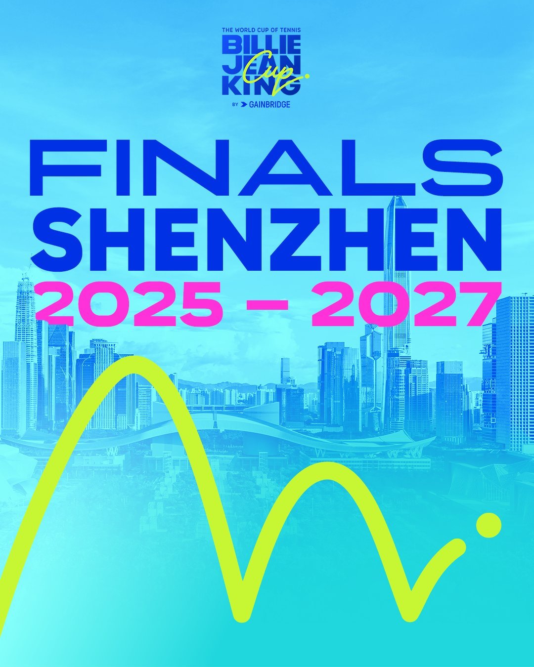 比利简金杯总决赛将在2025-2027年来到深圳举办！网球中国赛季再次加长了👏