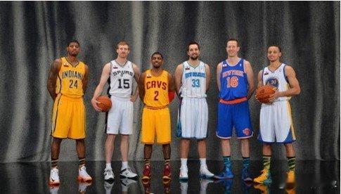 【NBA全明星周末】北京时间2月17日，NBA全明星三分投篮大赛首轮西区队成绩：