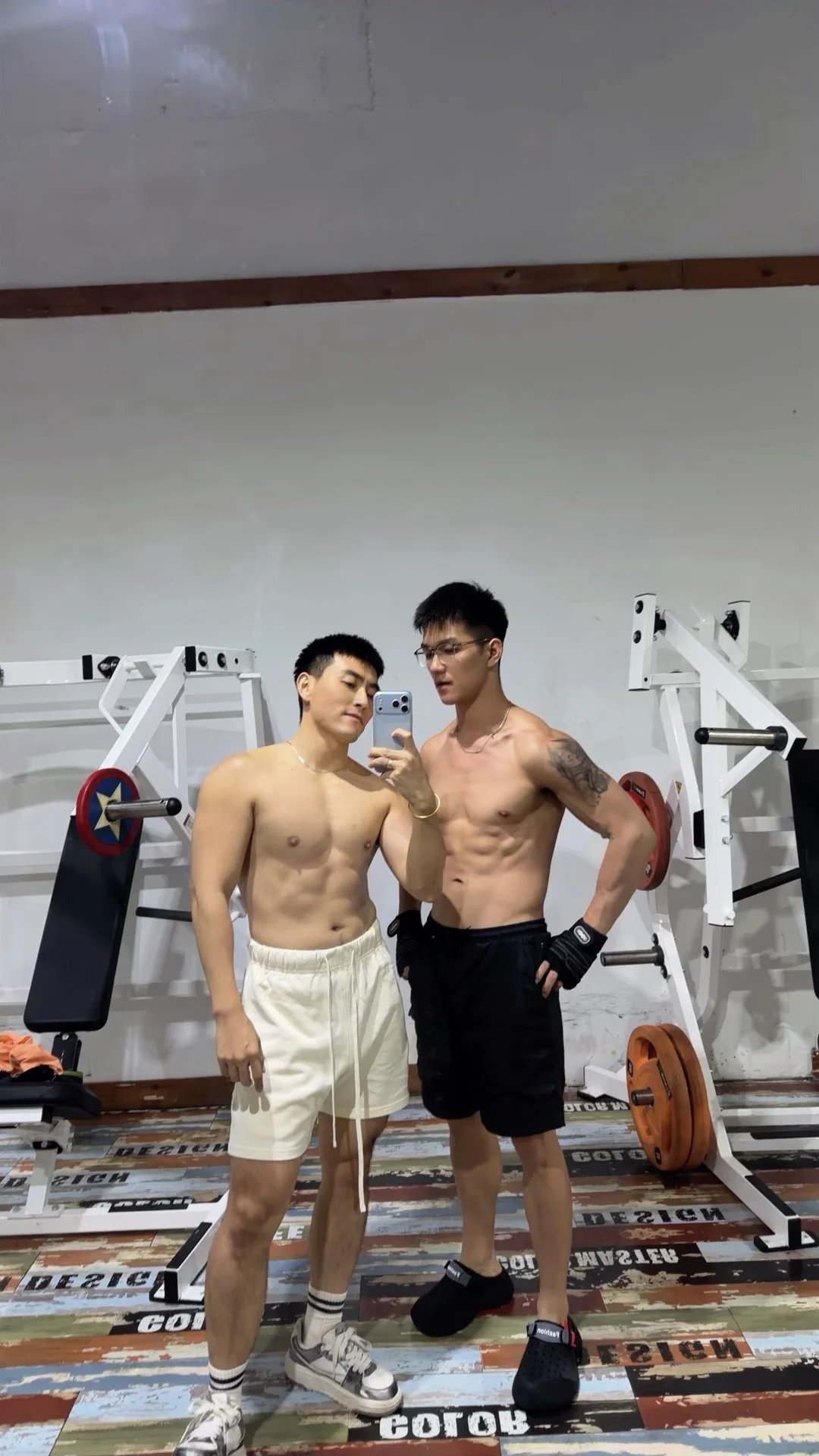 这对儿健身搭子怎么样～