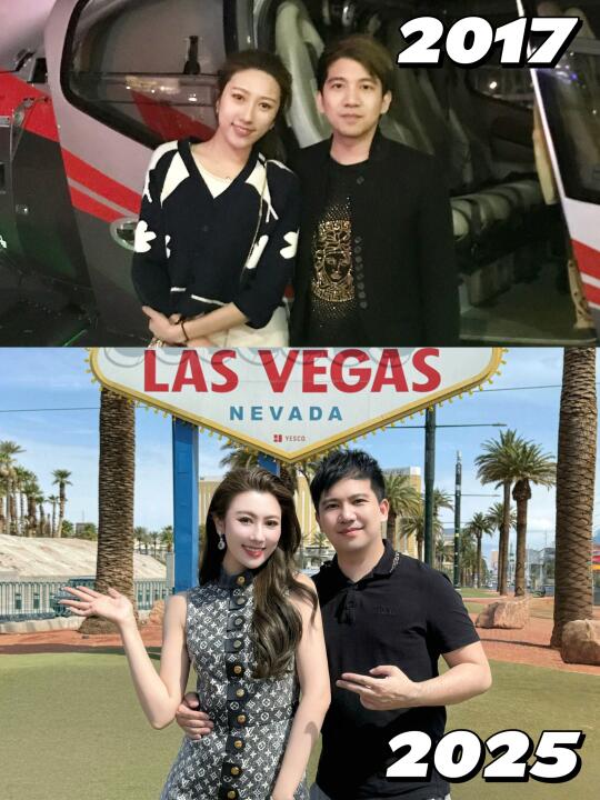 Las Vegas 寻找8年前的足迹 身边依然是你❤️