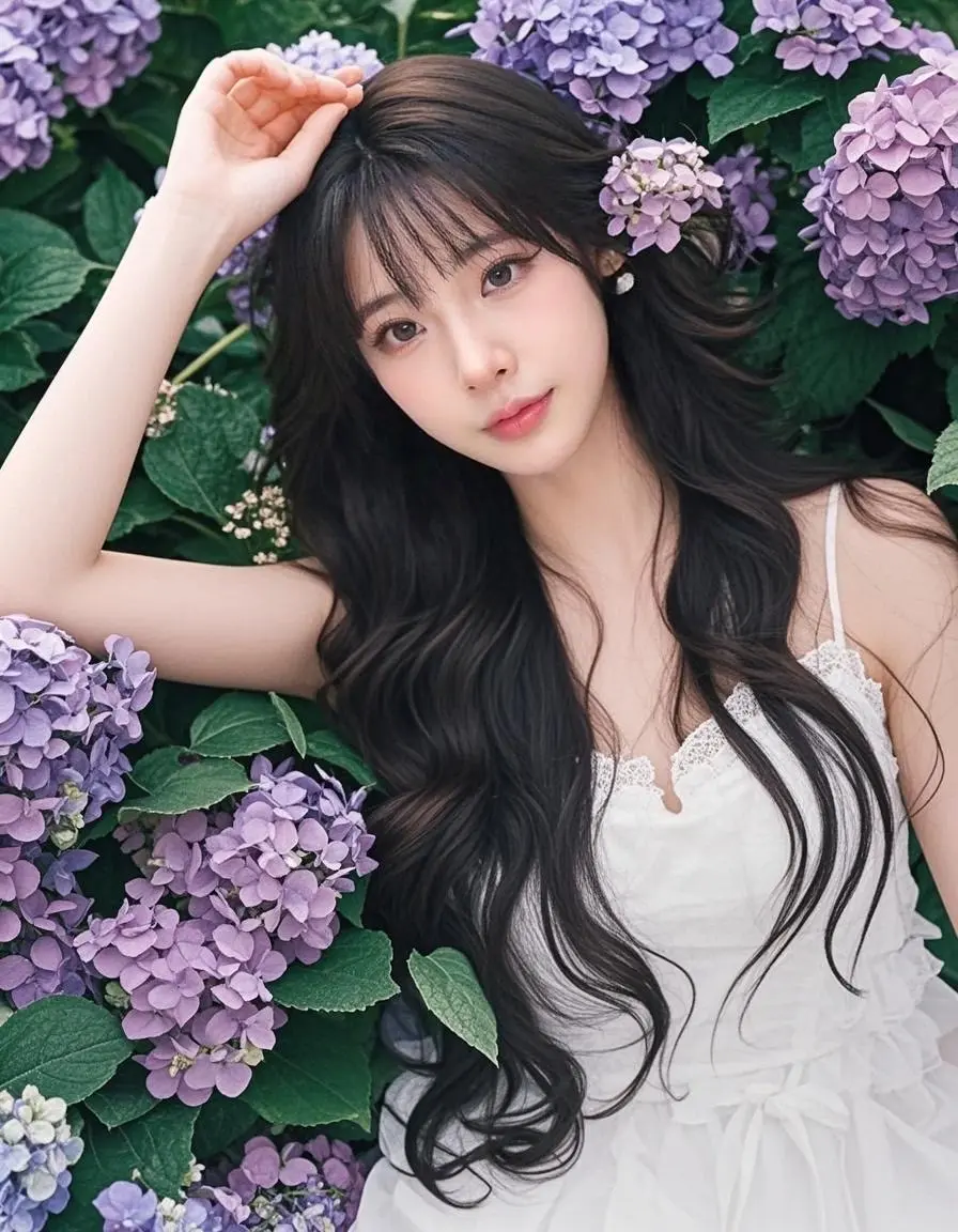 花丛少女