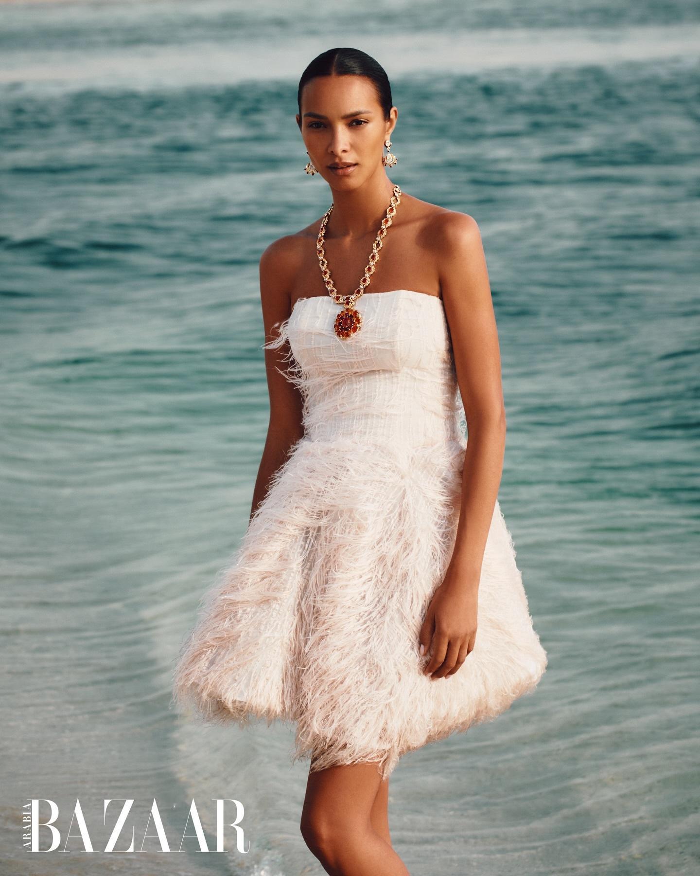 模特Lais Ribeiro阿拉伯版《Harper's Bazaar》2026年