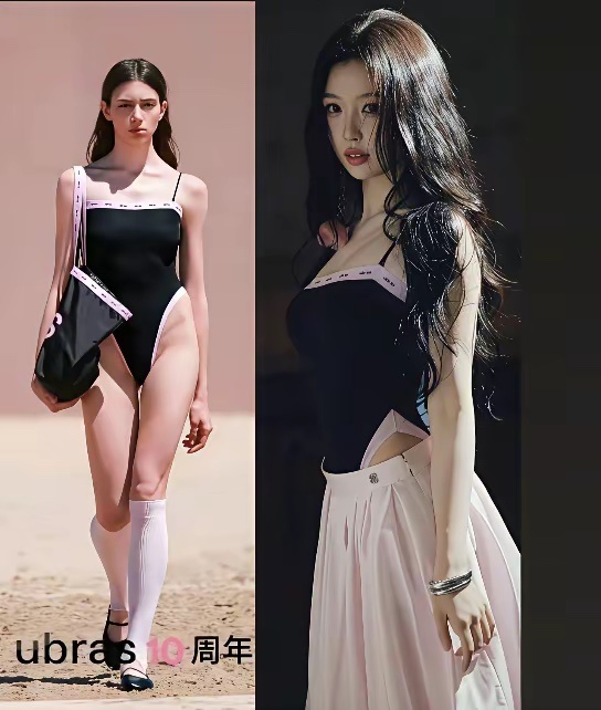 欣欣的美商好高啊，简直就是顶级代言人的审美和搭配能力，本来觉得这件吊带上衣很难搭