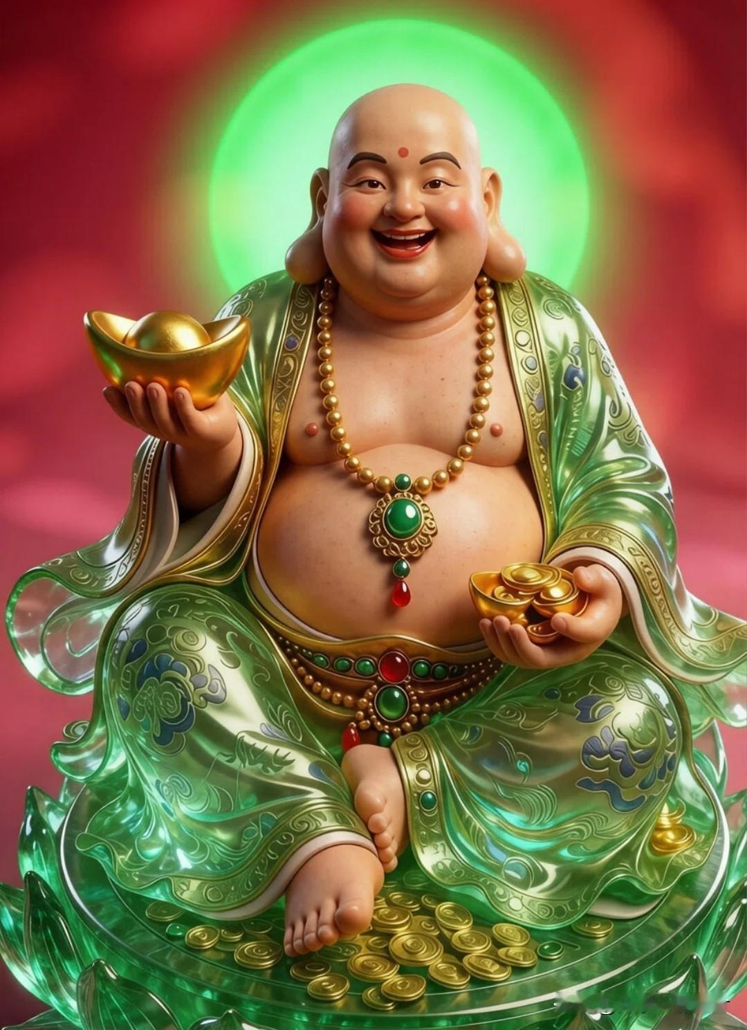 笑口常开，和气生财。